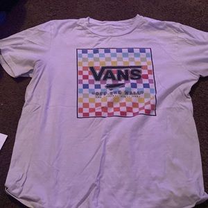 White vans T-shirt. Brand: Vans Size: L